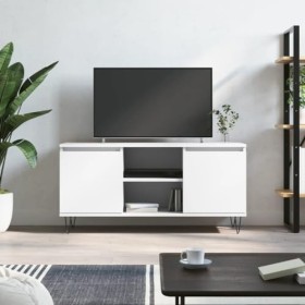 VEEKI Meuble TV, Meuble TV Suspendu, Meuble TV Industriel, Meuble TV Bois, Meuble Chambre, Convient pour Salon ou Chambre, Bl