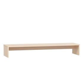TEKEET Centres de divertissement et supports TV - Support pour moniteur - 100 x 27 x 15 cm - Bois massif - Meuble en pin