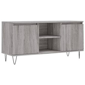 Camerina Meuble TV Sonoma Gris 104x35x50 cm Bois dingénierie,Meuble TV,Table Basse Salon Meuble TV,Table Basse LED Couleurs3