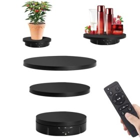 Plateau tournant électrique pour la Photographie, Support Rotatif motorisé à 45/90/180 degrés, Table daffichage pour vidéo e