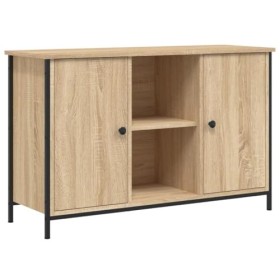Camerina Meuble TV chêne Sonoma 100x35x65 cm Bois dingénierie,Meuble TV,Table Basse Couleurs,Table Basse Salon Meuble TV