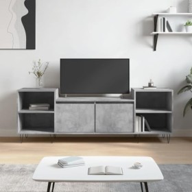 Générique Meuble TV Gris béton 160x35x55 cm Bois dingénierie,30 KG,831344, Meubles, Meubles TV