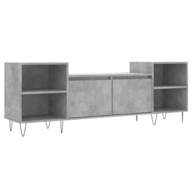 Générique Meuble TV Gris béton 160x35x55 cm Bois dingénierie,30 KG,831344, Meubles, Meubles TV