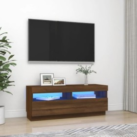 Meuble TV,Étagère TV Flottante, Support de Télévision Flottant Fixé au Mur Centre de Console Multimédia de Divertissement Gra
