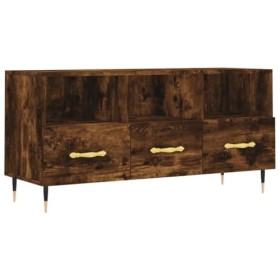 VEEKI Meuble TV, Meuble TV Suspendu, Meuble TV Industriel, Meuble TV Bois, Meuble Chambre, Convient pour Salon ou Chambre, ch