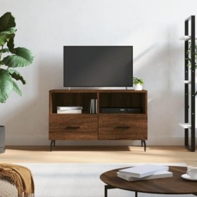 VEEKI Meuble TV, Meuble TV Suspendu, Meuble TV Industriel, Meuble TV Bois, Meuble Chambre, Convient pour Salon ou Chambre, Ch