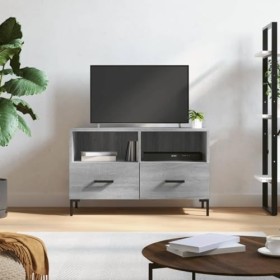 VEEKI Meuble TV, Meuble TV Suspendu, Meuble TV Industriel, Meuble TV Bois, Meuble Chambre, Convient pour Salon ou Chambre, So