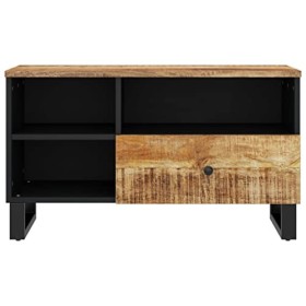 Générique Meuble TV 80x33x46 cm Bois de manguier et dingénierie,19.01 KG,351974, Meubles, Meubles TV