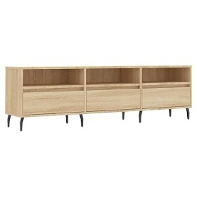 vidaXL Meuble TV chêne Sonoma 150x30x44,5 cm Bois dingénierie