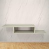 Henor Meuble de Salon. Hall Suspendu Mod. Z25. 156 x 35 x 25 cm. Meuble TV. Buffet Hall. Graphite