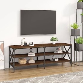 Meuble TV,Étagère TV Flottante, Support de Télévision Flottant Fixé au Mur Centre de Console Multimédia de Divertissement Gra