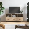 VEEKI Meuble TV, Meuble TV Suspendu, Meuble TV Industriel, Meuble TV Bois, Meuble Chambre, Convient pour Salon ou Chambre, ch