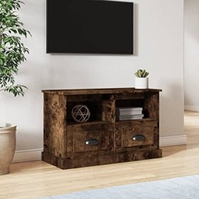 VEEKI Meuble TV, Meuble TV Suspendu, Meuble TV Industriel, Meuble TV Bois, Meuble Chambre, Convient pour Salon ou Chambre, ch